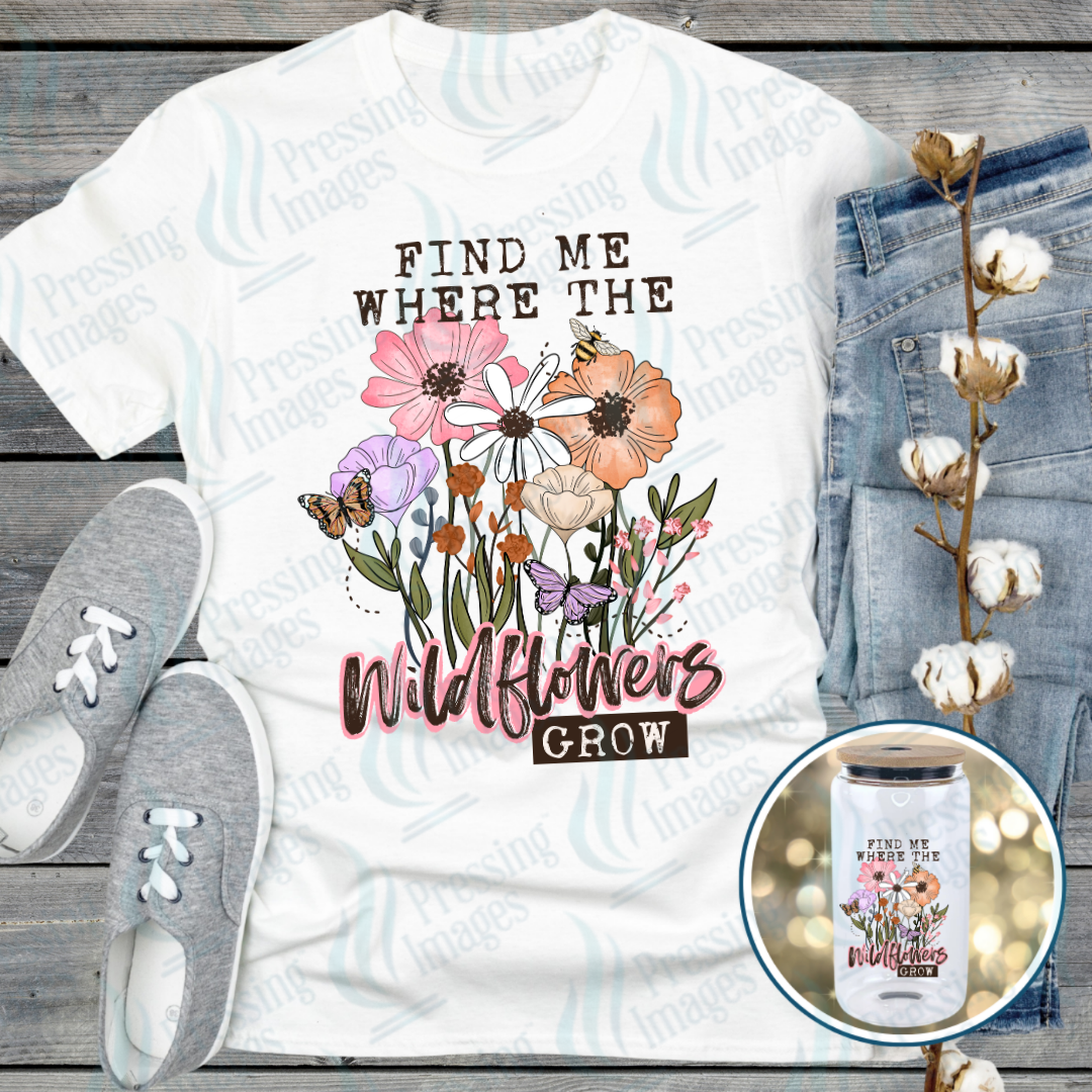 Find Me Where The Wild Things Are DTF Transfer | Pressing Images (DTF 7582)