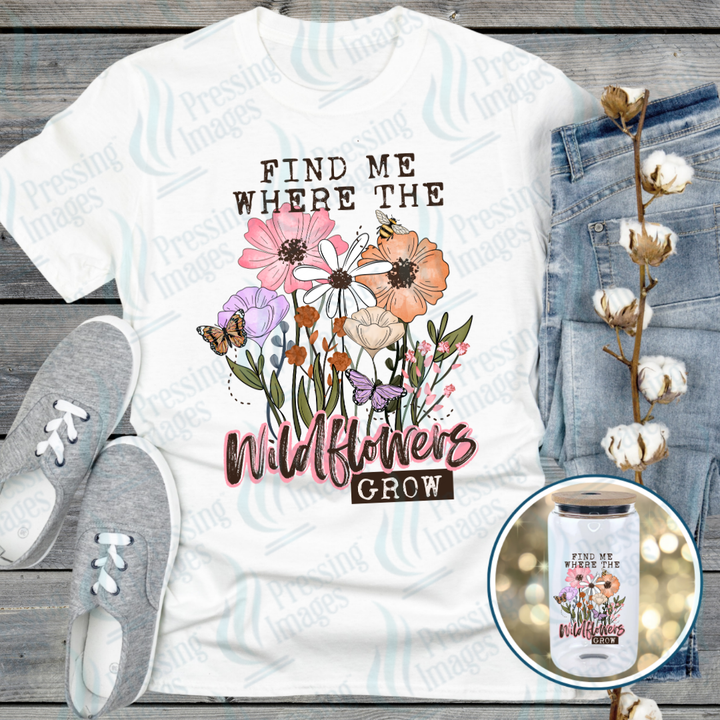 Find Me Where The Wild Things Are DTF Transfer | Pressing Images (DTF 7582)