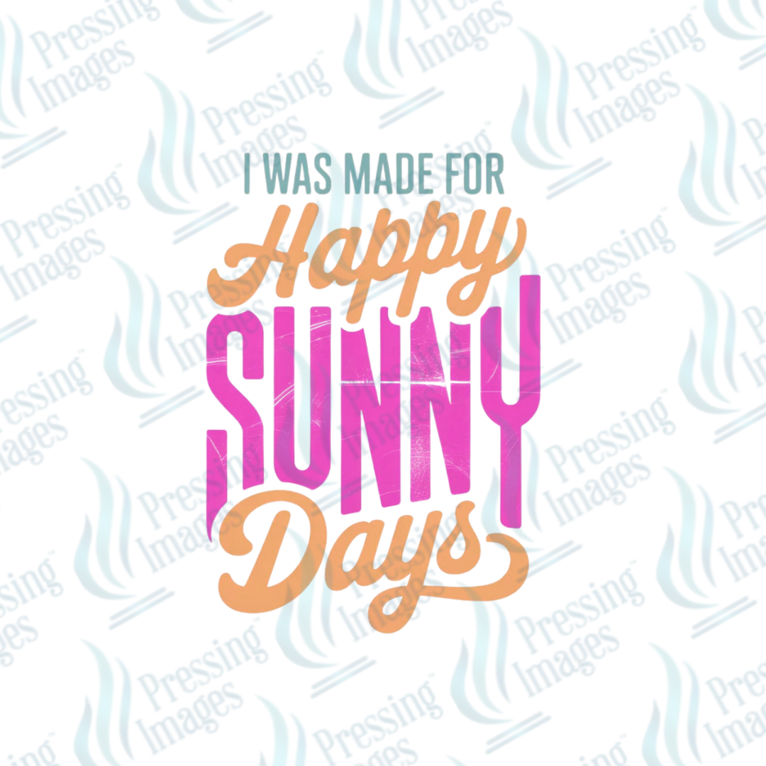 DTF 7589 Happy Sunny