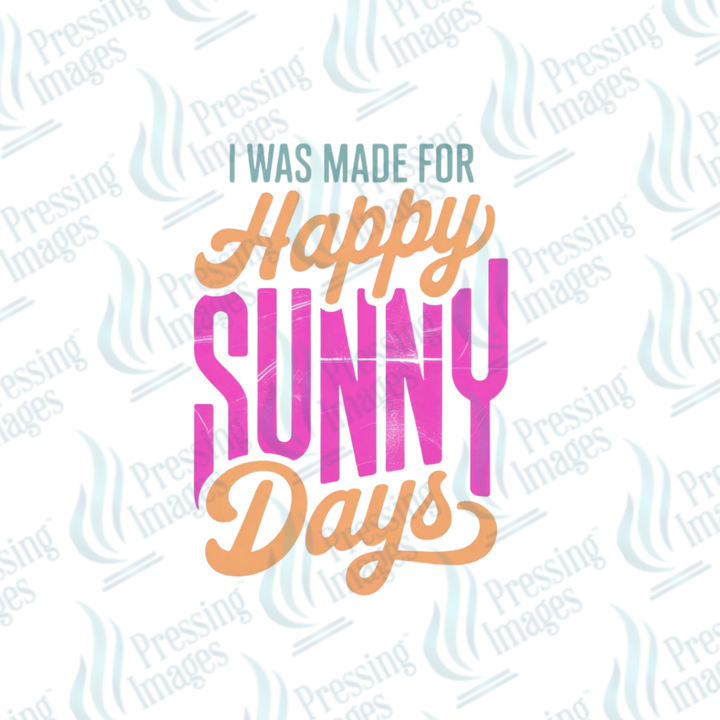 DTF 7589 Happy Sunny