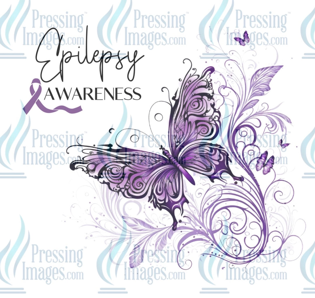 8326 Epilepsy awareness tumbler wrap