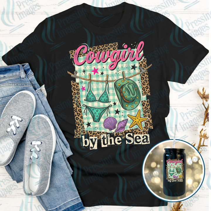 Cowgirl Sea Bikini DTF Transfer | Pressing Images (DTF 7604)