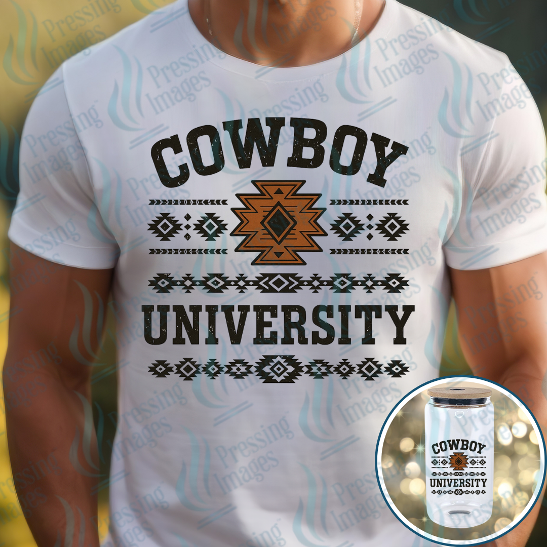 Cowboy/Cowgirl University | Pressing Images (DTF 7628)