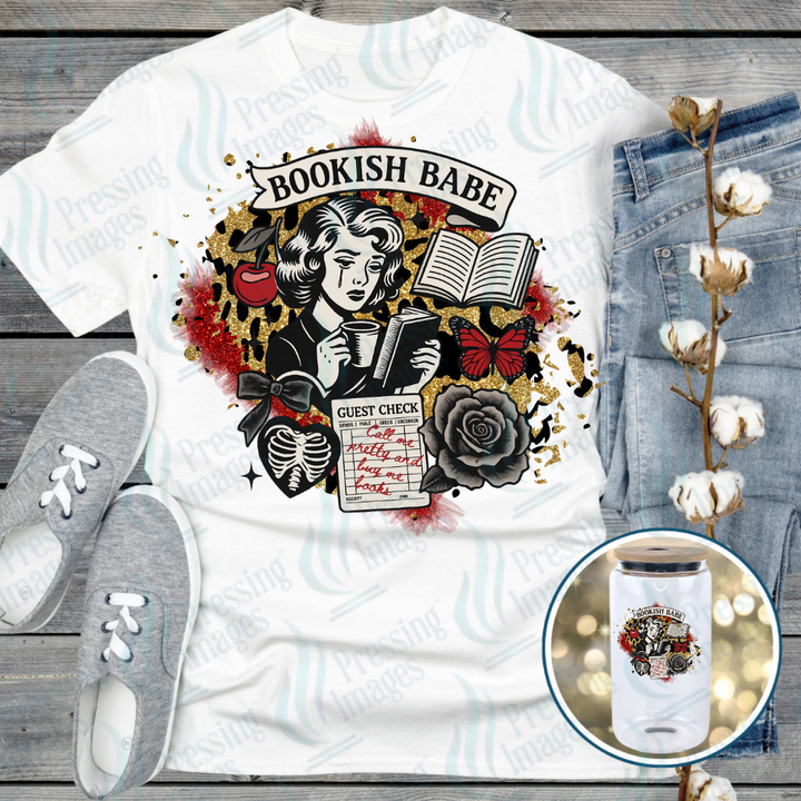 Bookish Babe | Pressing Images (DTF 7629)