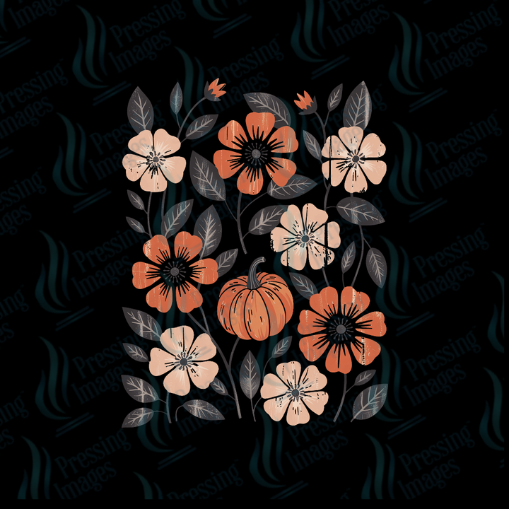 Boho Floral Pressing Images (DTF 7643)