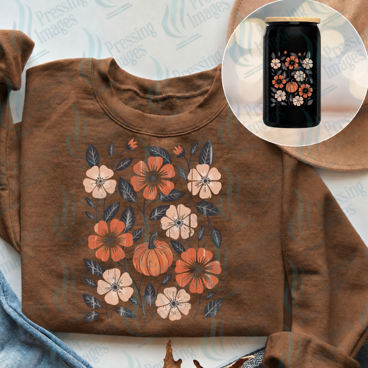 Boho Floral Pressing Images (DTF 7643)