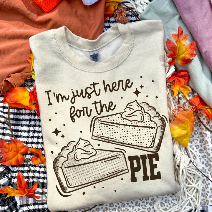 I'm Just Here For The Pie Brown | Pressing Images (#7671) (Copy)