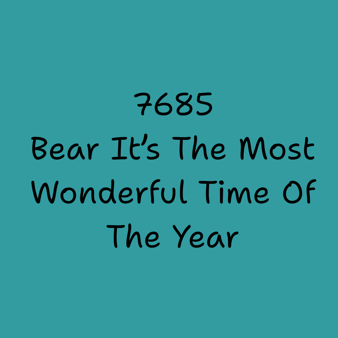 Bear It's The Most Wonderful| Pressing Images (#7685)