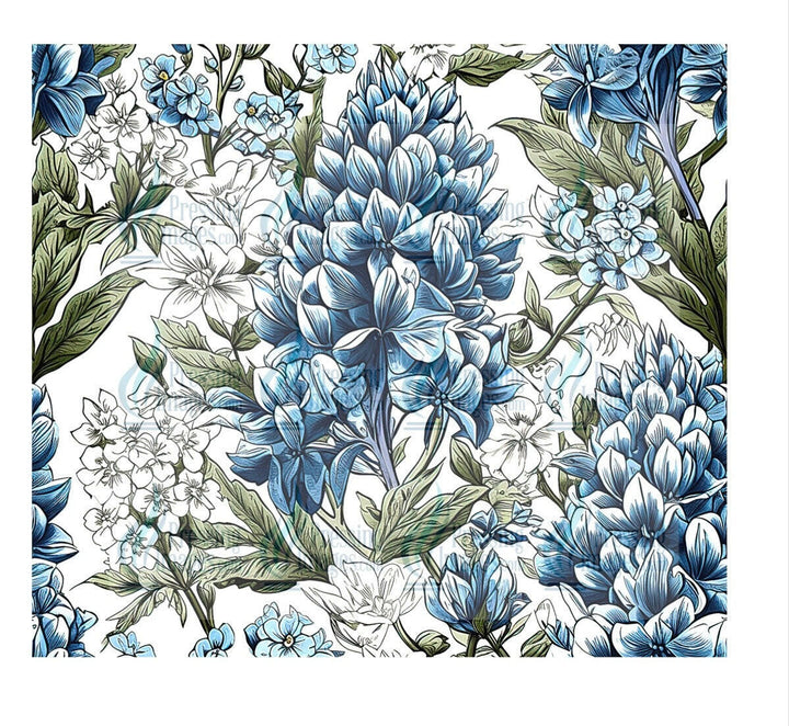 4849 flower Tumbler Wrap.