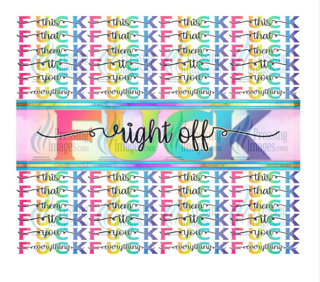 8052 F right off tumbler Wrap.