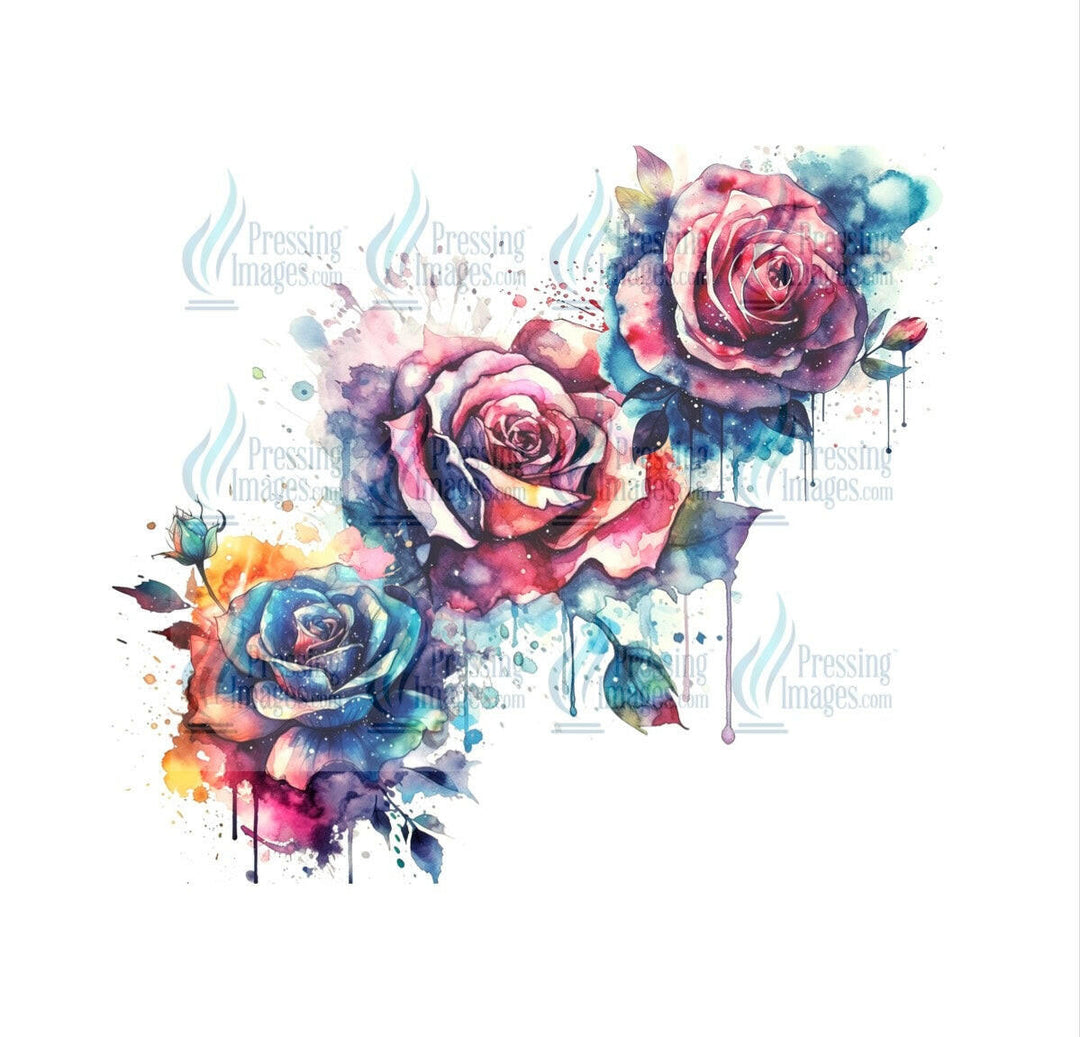 4858 flower Tumbler Wrap.