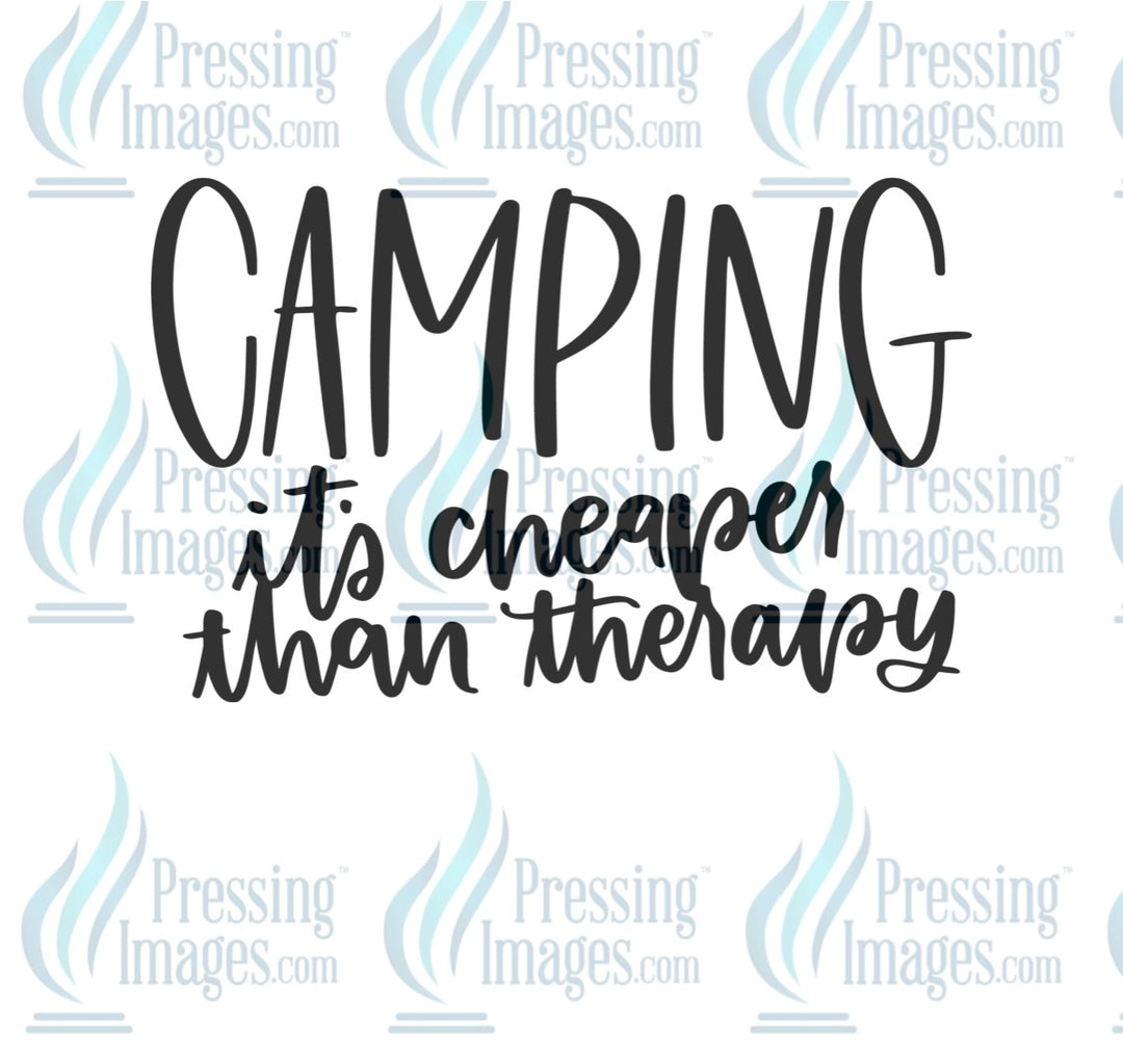 DTF: 1016 Camping is cheaper than therapy