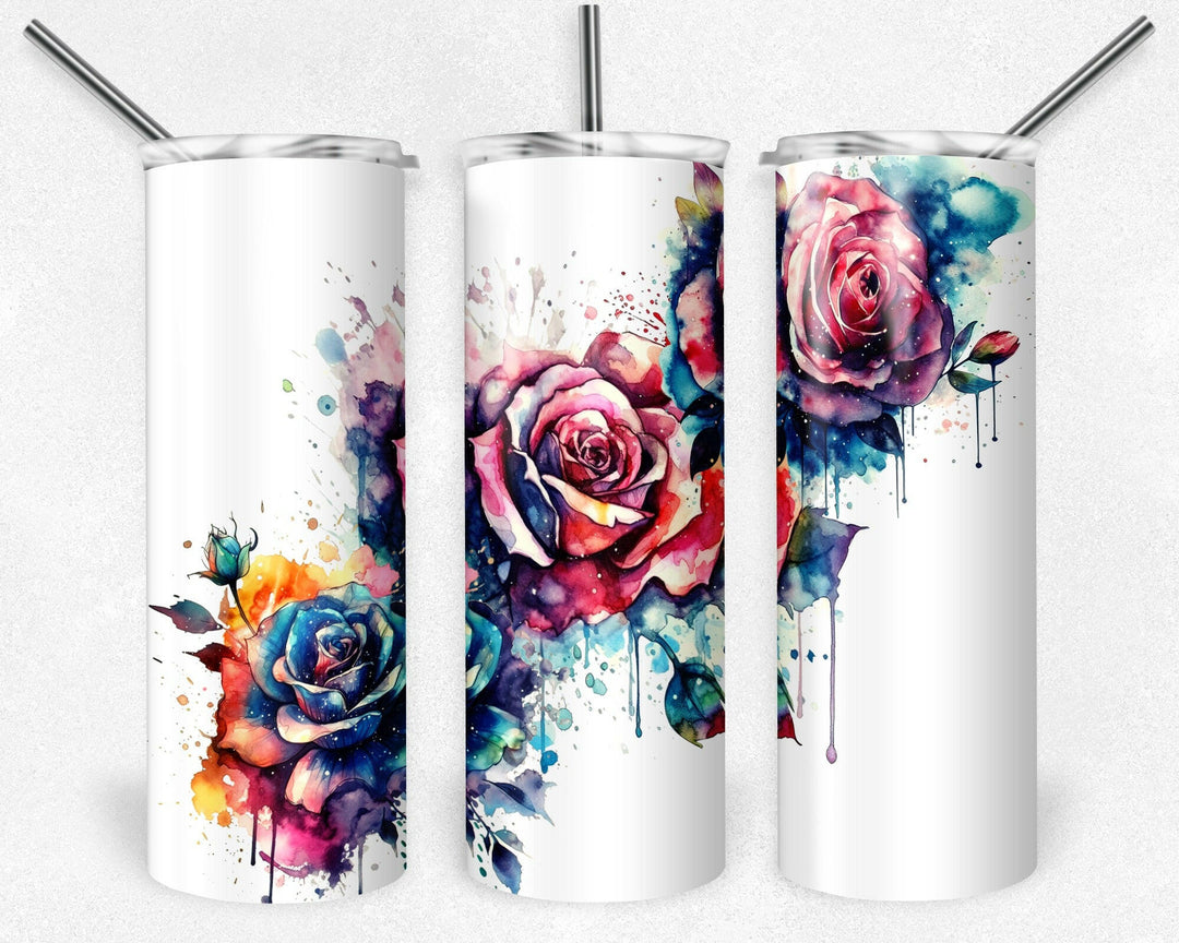 4858 flower Tumbler Wrap.