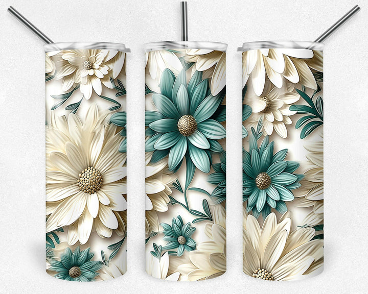 8118 floral tumbler wrap.
