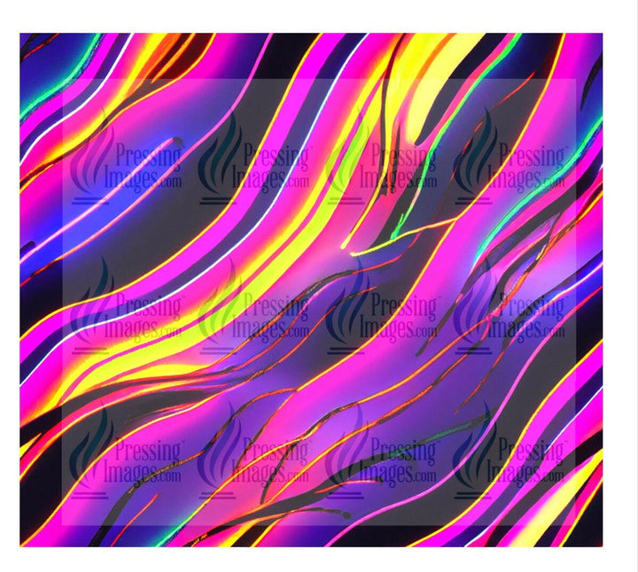 8001 Neon tumbler Wrap.