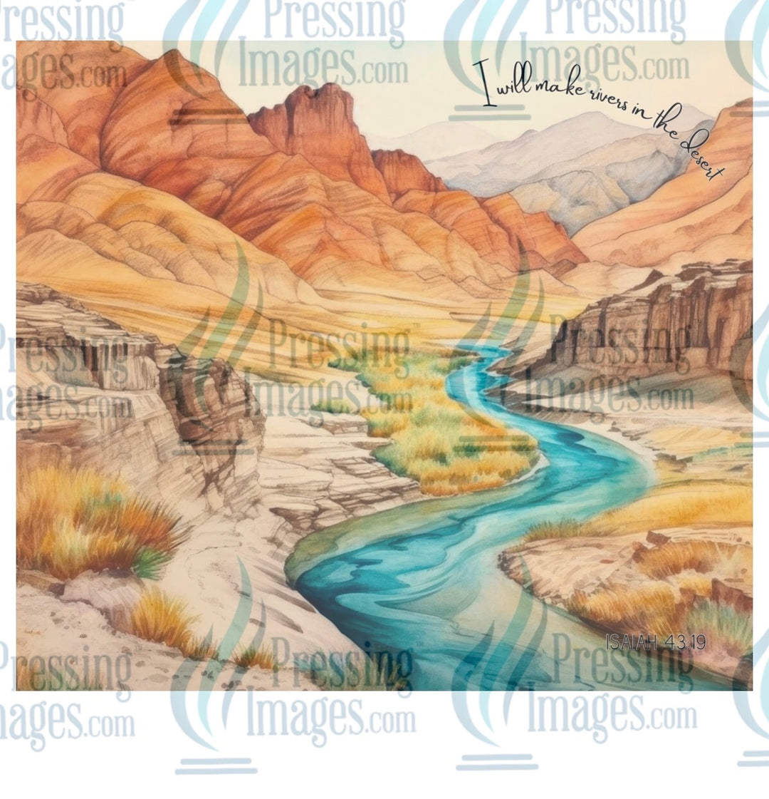 8282 i will make a River in the desert tumbler wrap