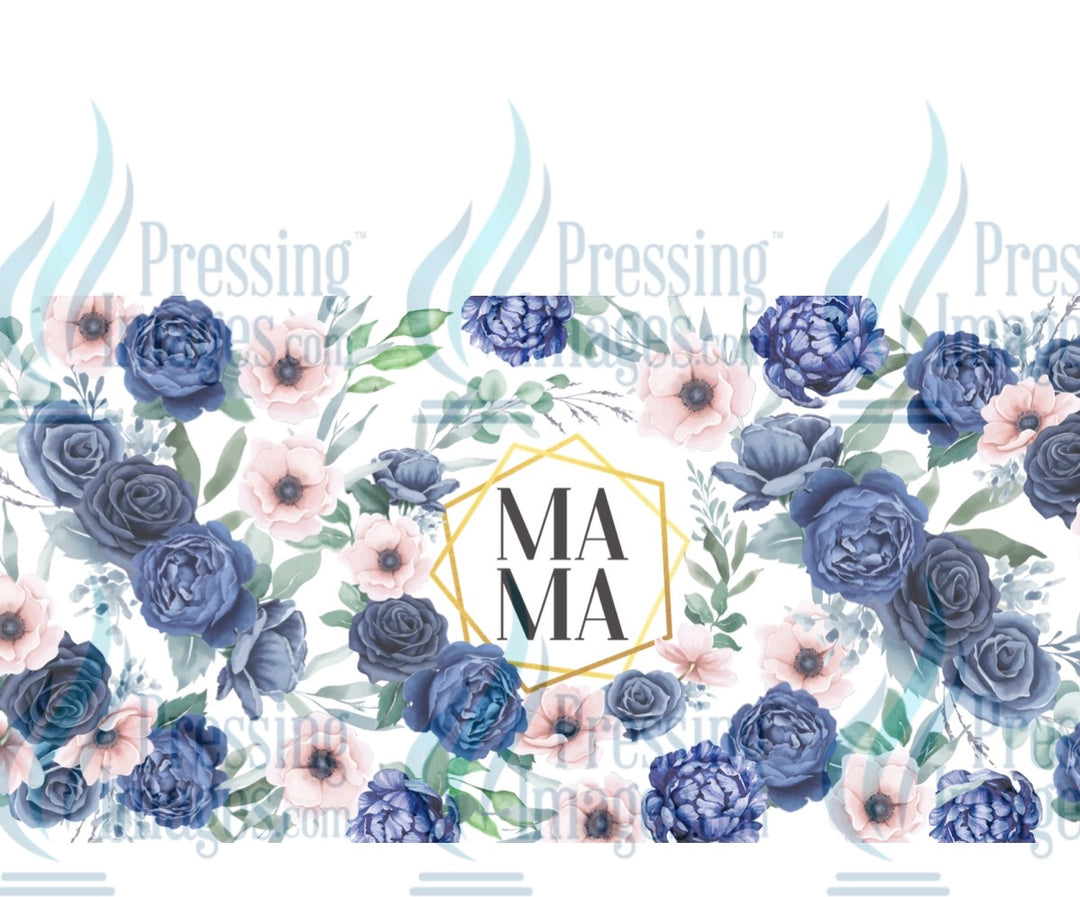 UVW 1187 Blue floral mama