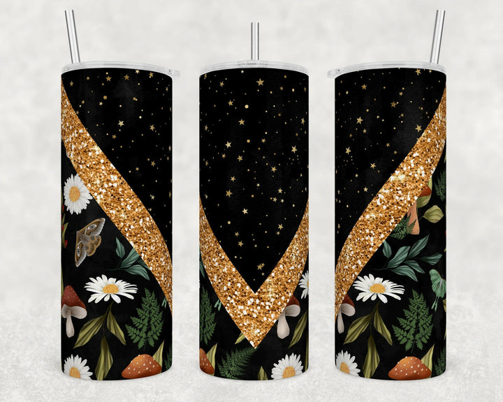 4959 V flower tumbler Wrap.