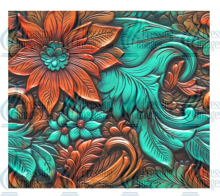 8108 leather flower.