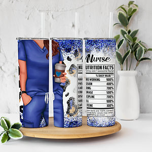 4719 Nurse blue brunette.