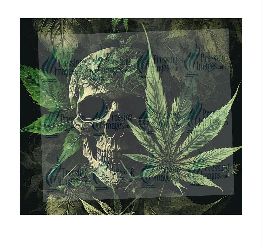 4936 Skull tumbler Wrap.