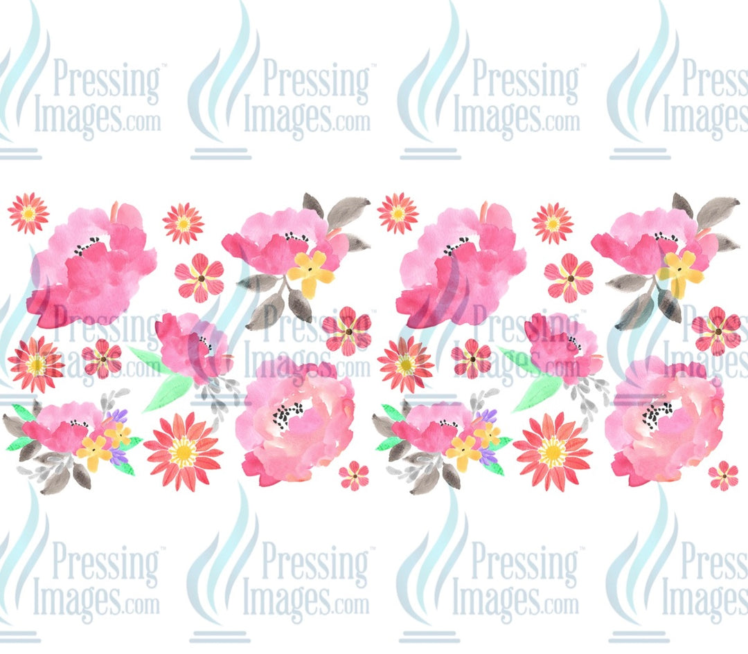 UVW 1139 Pink floral