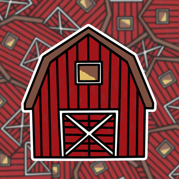 PI279 Red Barn SVG & Acrylic Blank