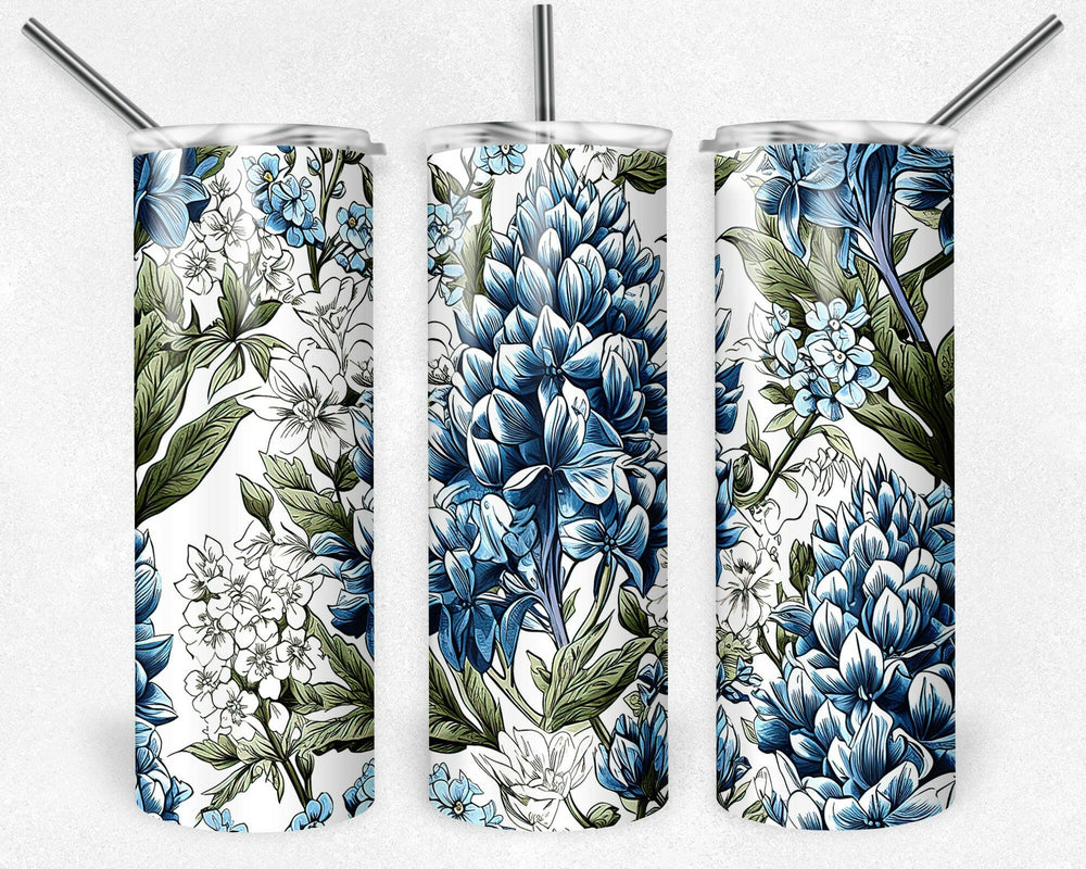 4849 flower Tumbler Wrap.