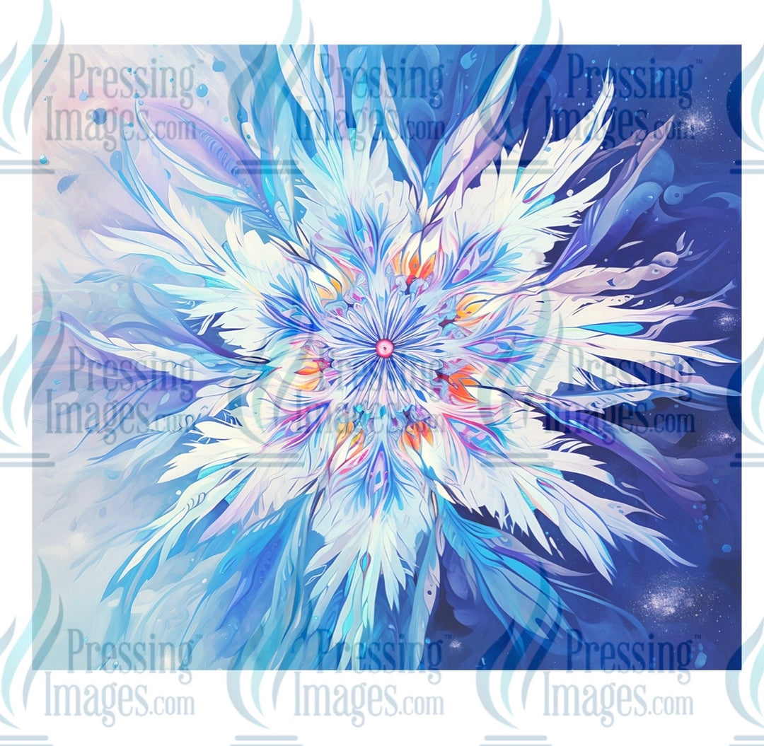 8349 Snowflake tumbler wrap