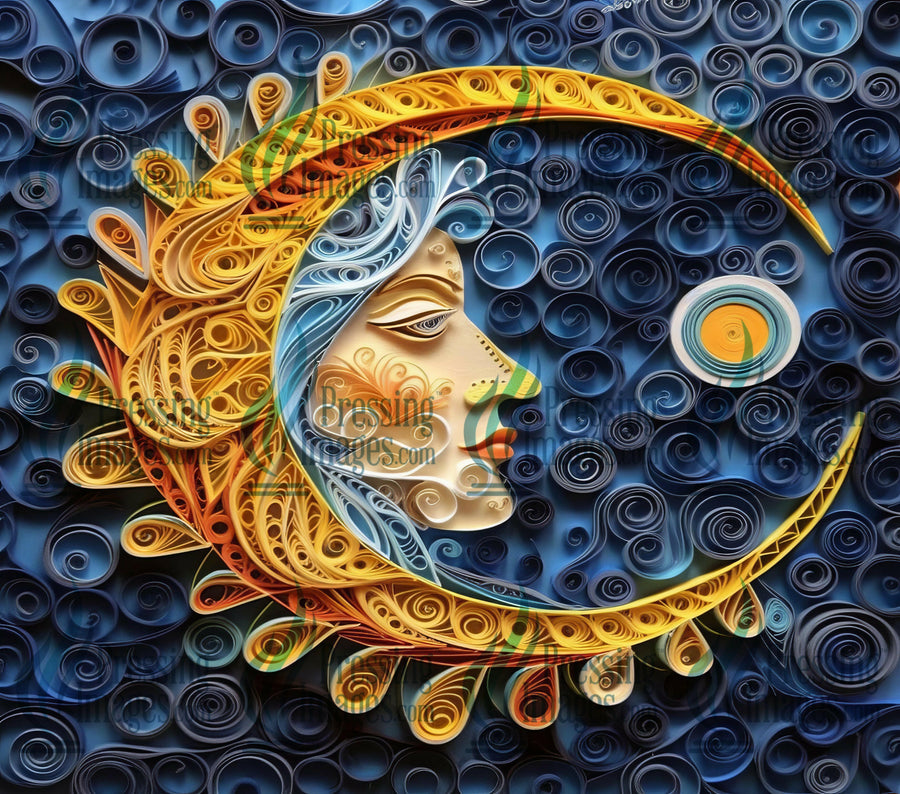 15311 Moon tumbler Wrap.