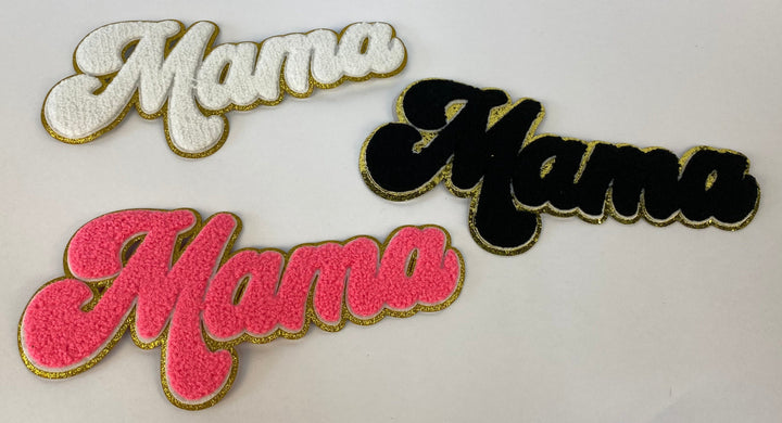 Chenille Mama Patch