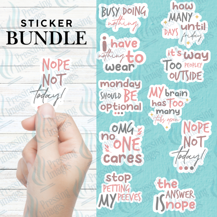 ST 147 Sarcastic Bundle — Pressing Images Canada