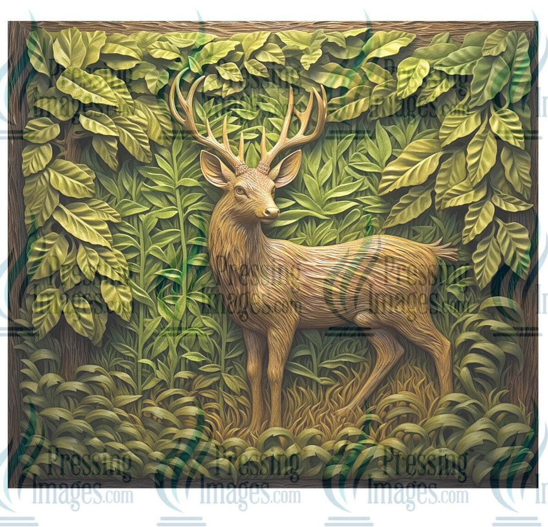 8110 deer tumbler wrap.