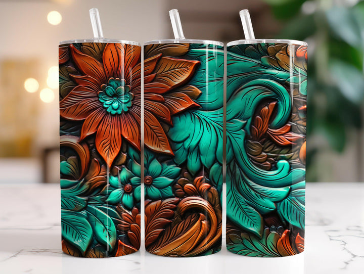 8108 leather flower.