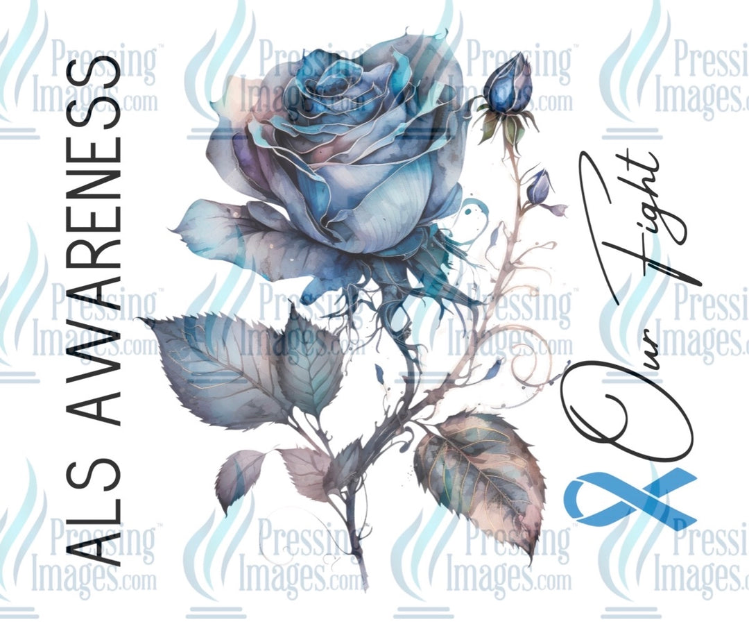 8335 ALS awareness tumbler wrap