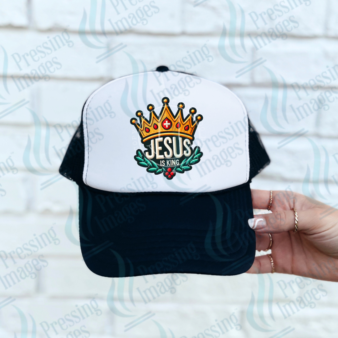 DTF HP 1043 Jesus is King one 3PK