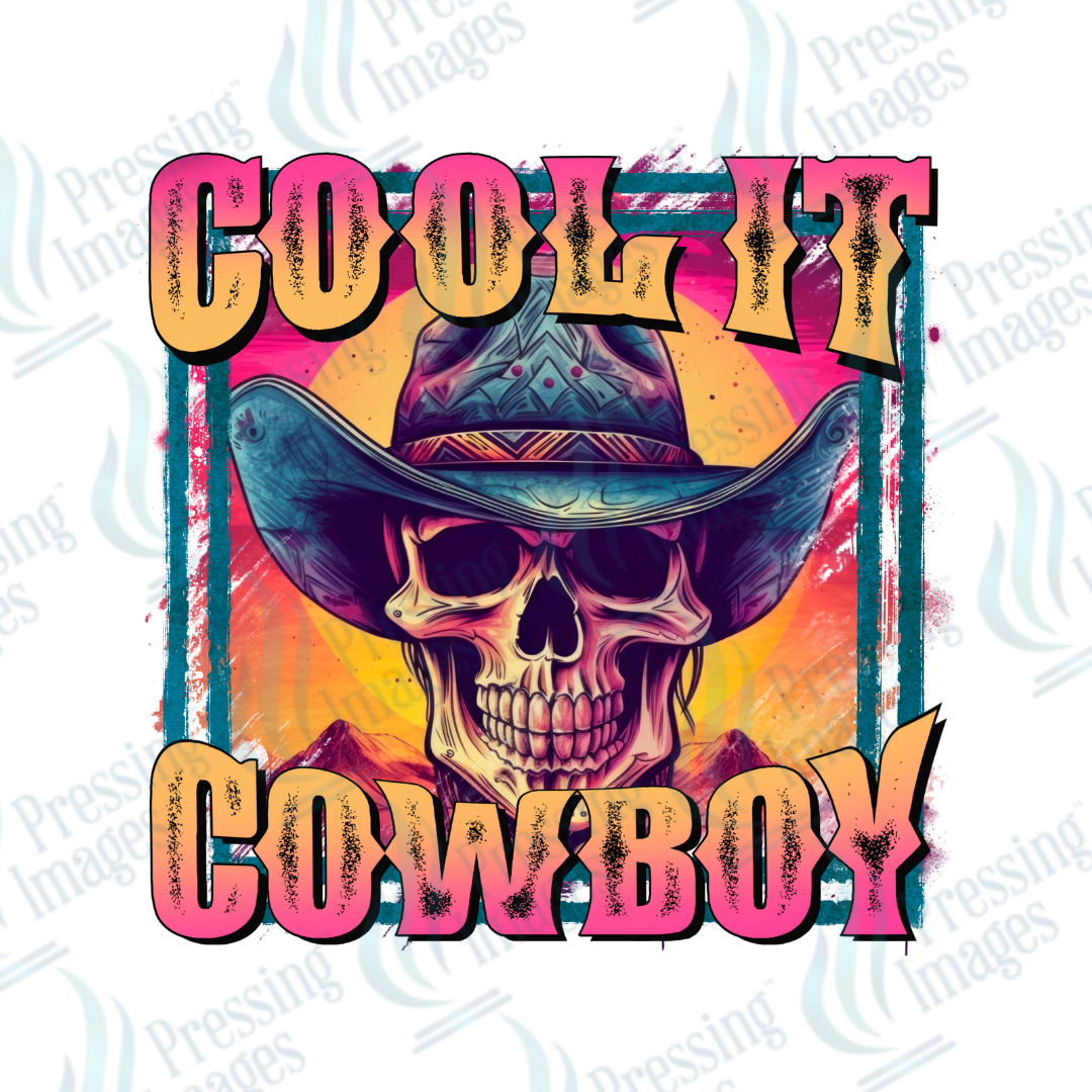 Decal 2064 Cool it Cowboy