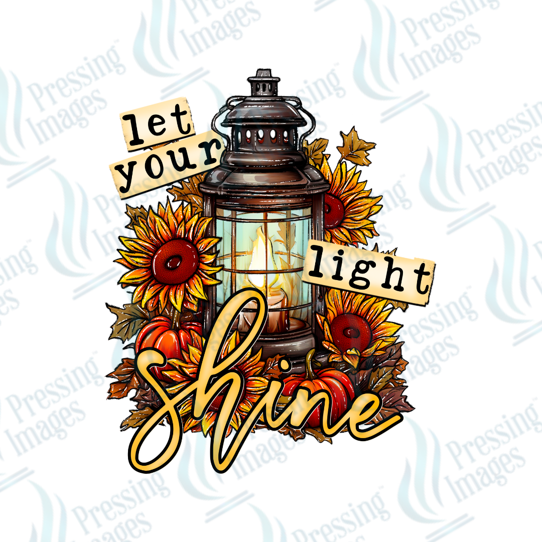 Decal 2078 Let your light shine