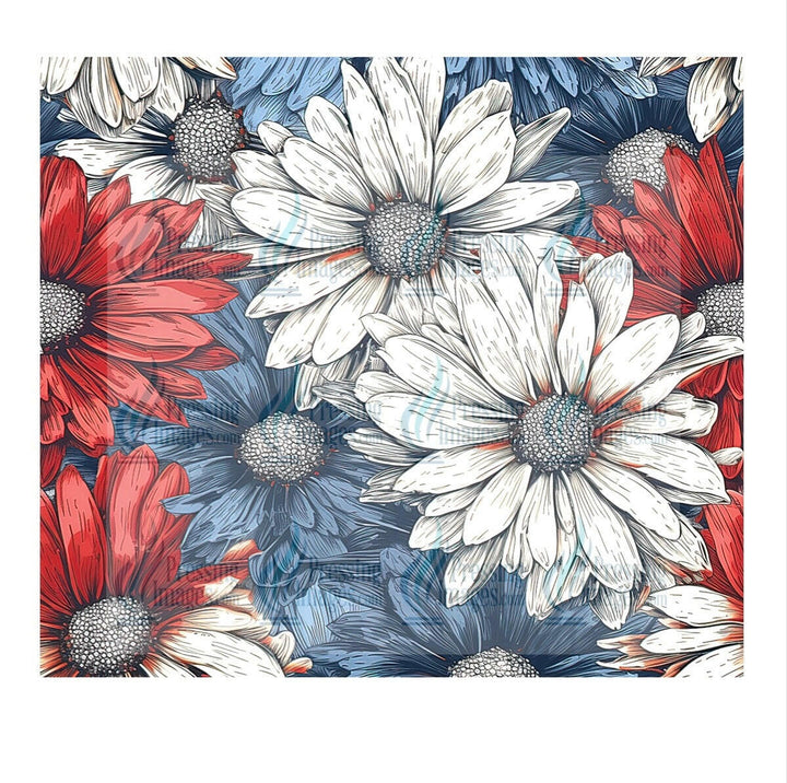 4860 flower Tumbler Wrap.