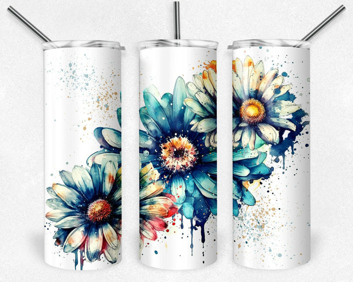4857 flower Tumbler Wrap.