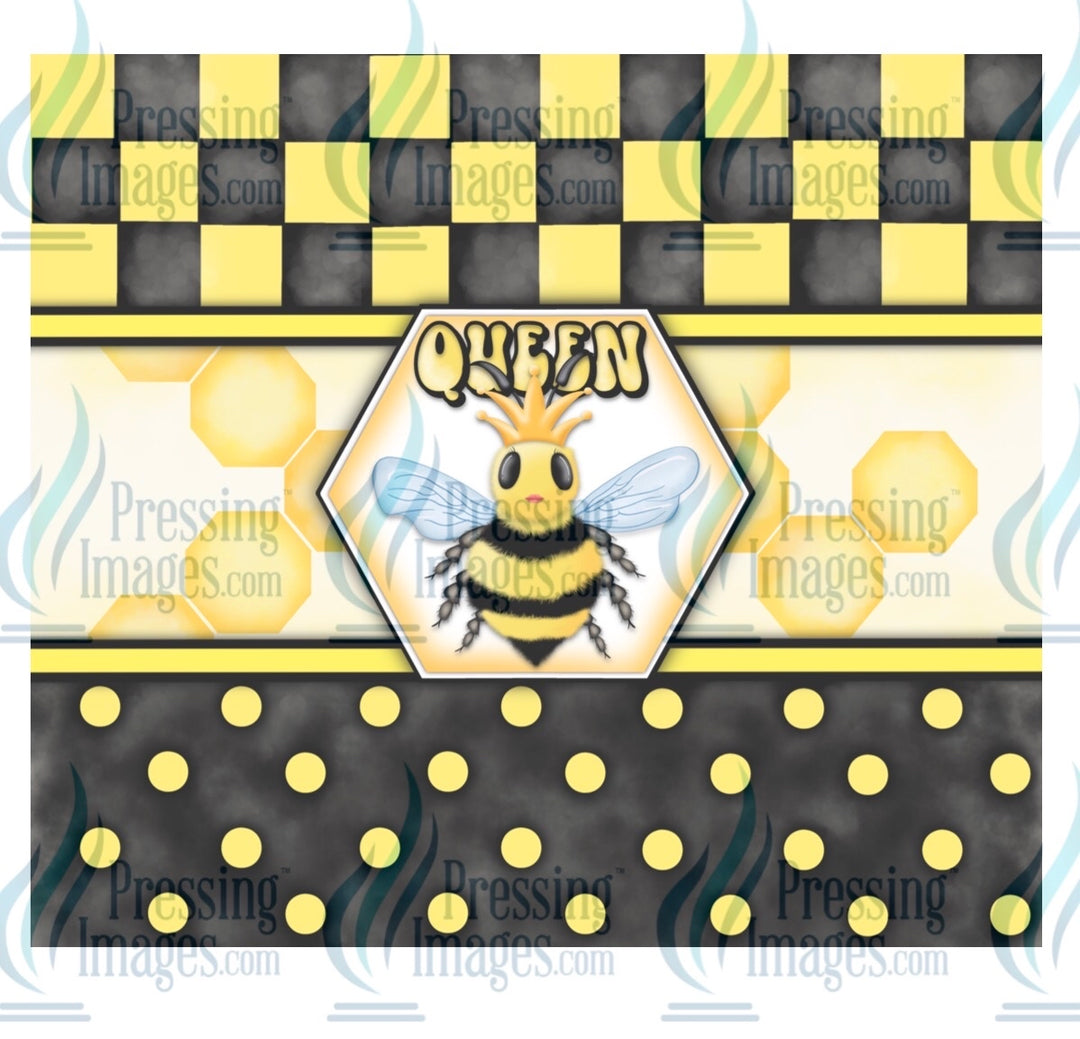 8217 Queen Bee tumbler wrap