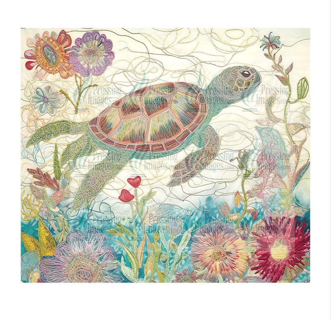 4912 Turtle tumbler Wrap.