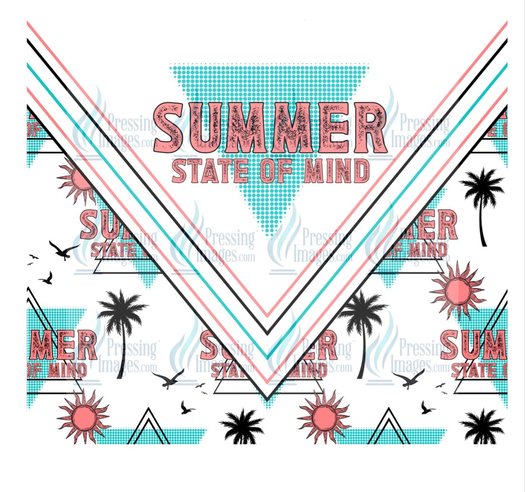 4751 Summer state of mind  tumbler wrap
