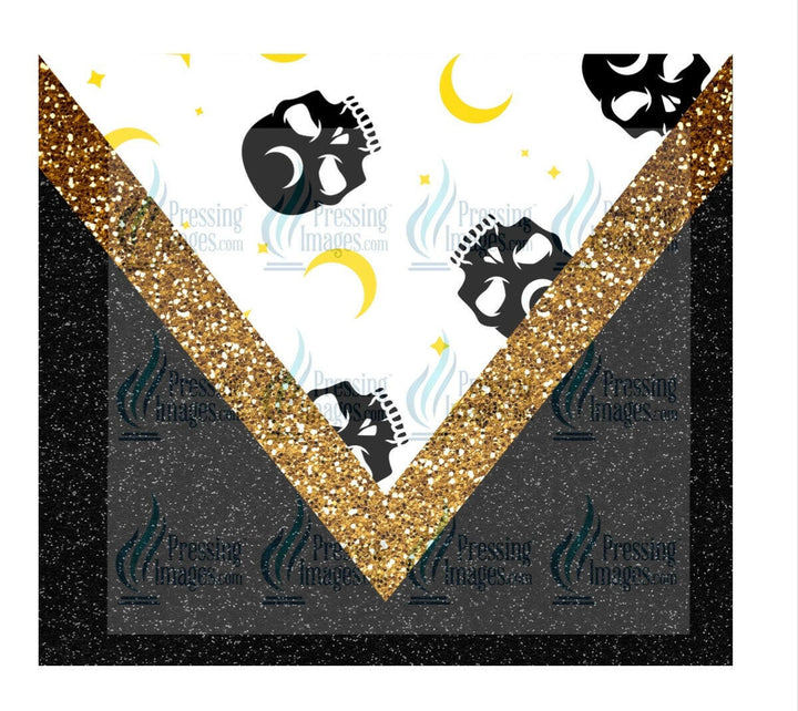 4966 V skull tumbler Wrap.