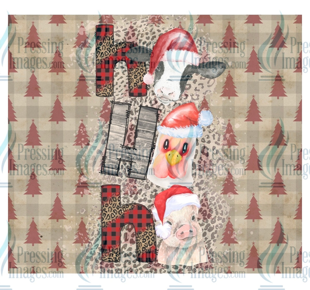 8385 Ho ho ho tumbler wrap