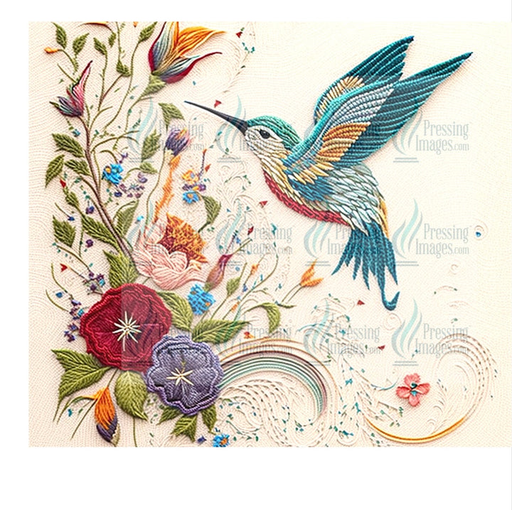 4914 Hummingbird tumbler Wrap