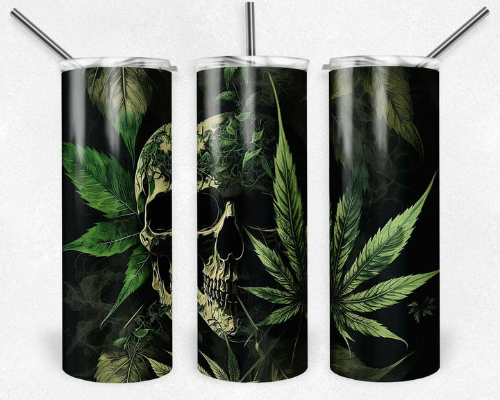 4936 Skull tumbler Wrap.