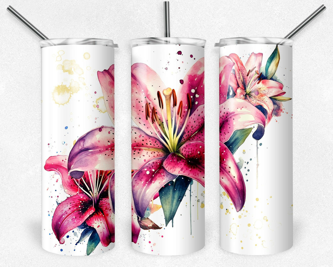 4853 flower Tumbler Wrap.