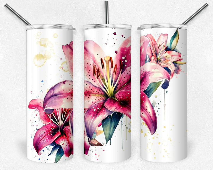 4853 flower Tumbler Wrap.
