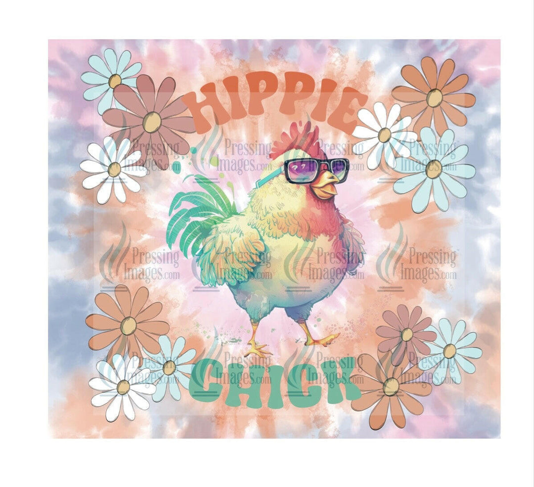 4902 Hippie Chick tumbler Wrap.